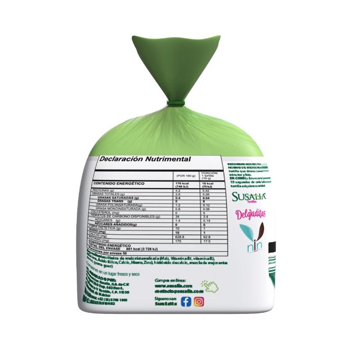 Tortillas Delgaditas 625g Susalia